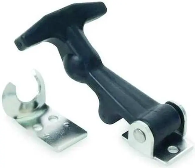 Main image of ZORO SELECT 1XPA6 Draw Latch,Nonlocking,Black Rubber