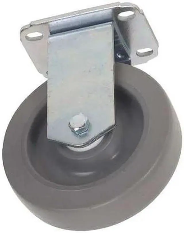 Main image of ZORO SELECT 4W921 Rgd NSF-Listed Plate Castr,Therm Rubber,4 in,165 lb