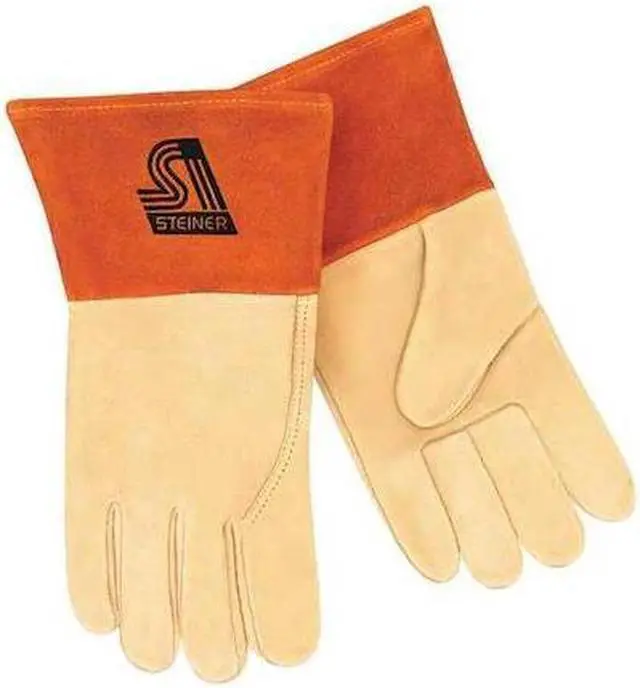 Alt view image 2 of 2 - STEINER INDUSTRIES P210-S Welding Gloves,MIG/TIG Application,PR