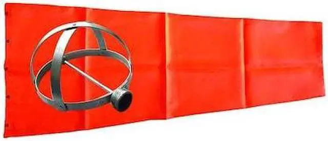Main image of ZORO SELECT 3LWE6 Windsock Kit,Orange,18 In.