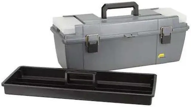 Main image of PLANO 682-007 Grab N Go Tool Box, Plastic, Gray, 26 in W x 10 in D x 11 in H