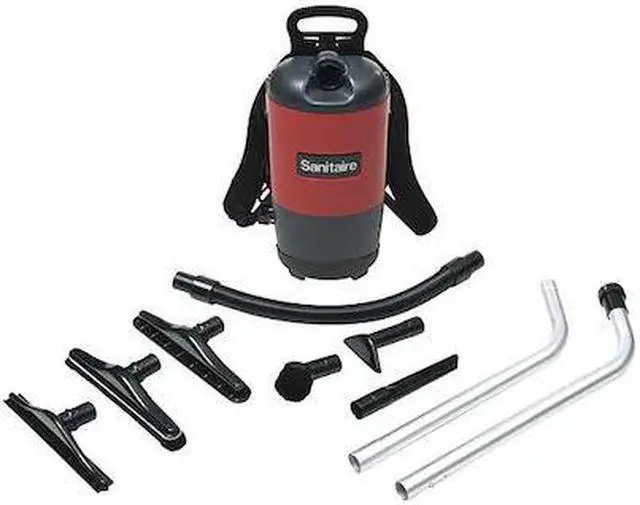 Alt view image 2 of 3 - SANITAIRE SC412B Backpack Vacuum Cleaner,120 cfm,120V,6qt