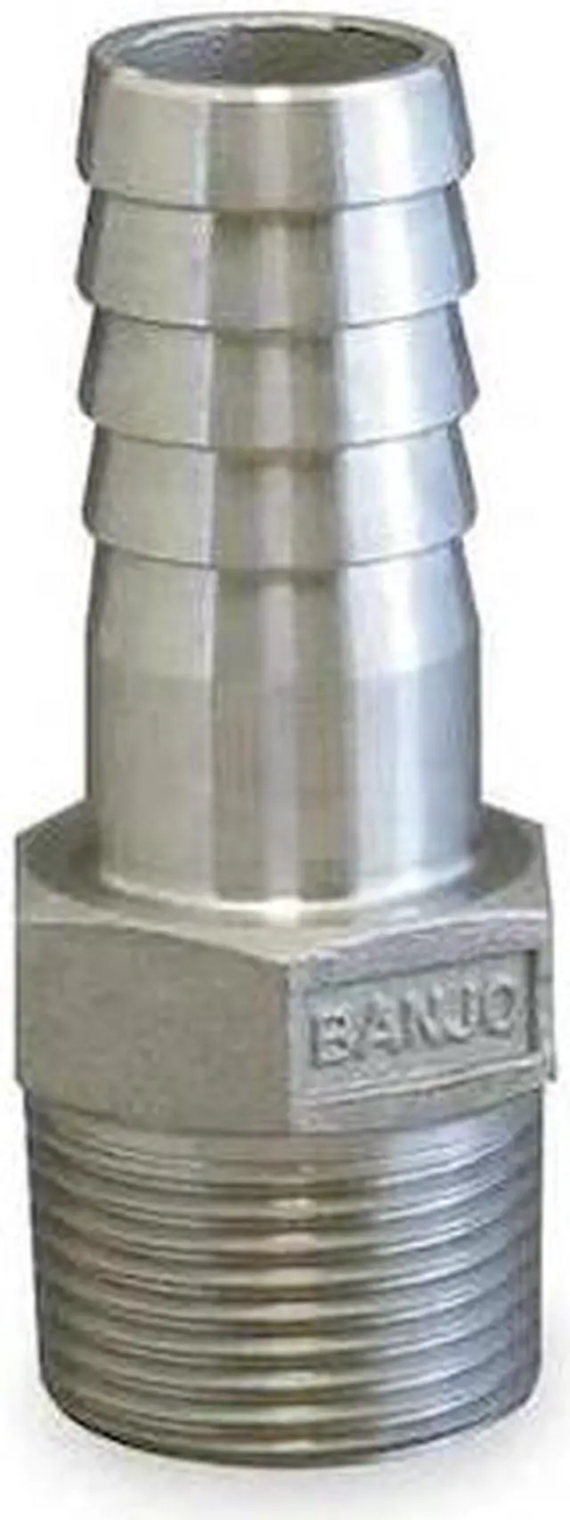 Main image of ZORO SELECT HB038SS 3/8" Barbed x MNPT 316 SS Hose Barb
