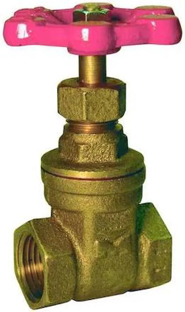 Main image of ZORO SELECT 6TWJ7 Gate Valve,Brass,3/8 In,Brass