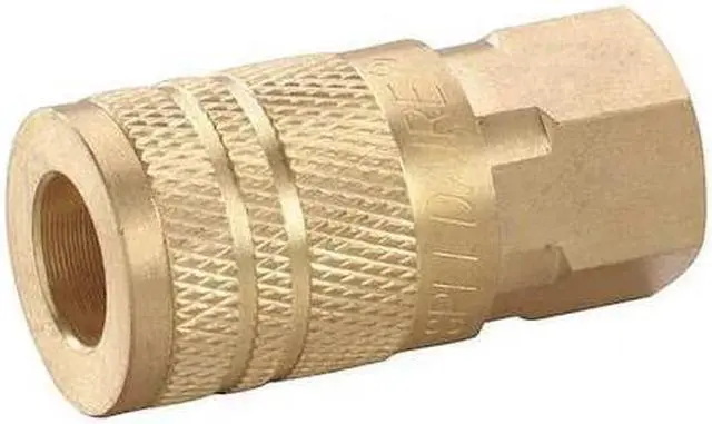 Main image of SPEEDAIRE 30E709 Quick Connect Hose Coupling, 1/4 in Body Size, 1/4 in Hose