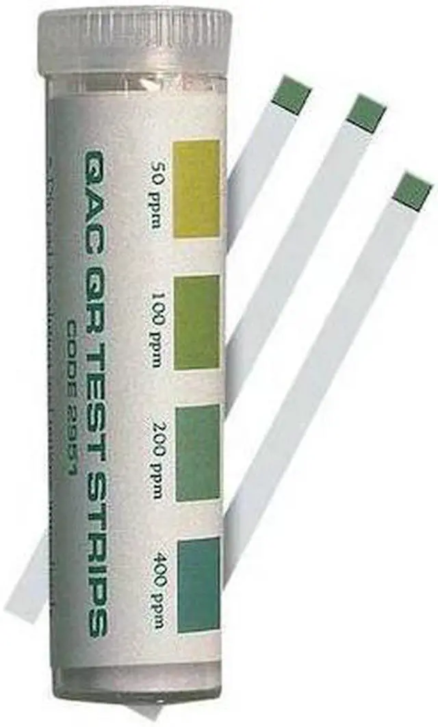 Alt view image 2 of 3 - LAMOTTE 2951 Test Strips,QAC,50 to 400 PPM,PK100