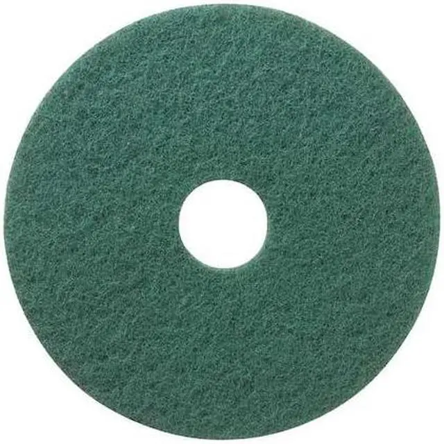 Alt view image 2 of 2 - TOUGH GUY 402W24 Scrubbing Pad,Green,Size 20",Round,PK5