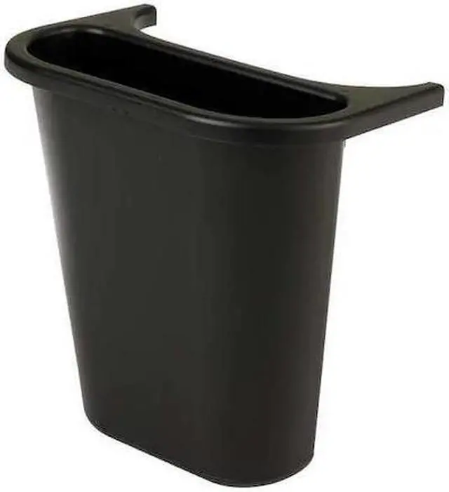 Alt view image 5 of 8 - RUBBERMAID FG295073BLA 1 gal Rectangular Polyethylene Recycling Bin , Black