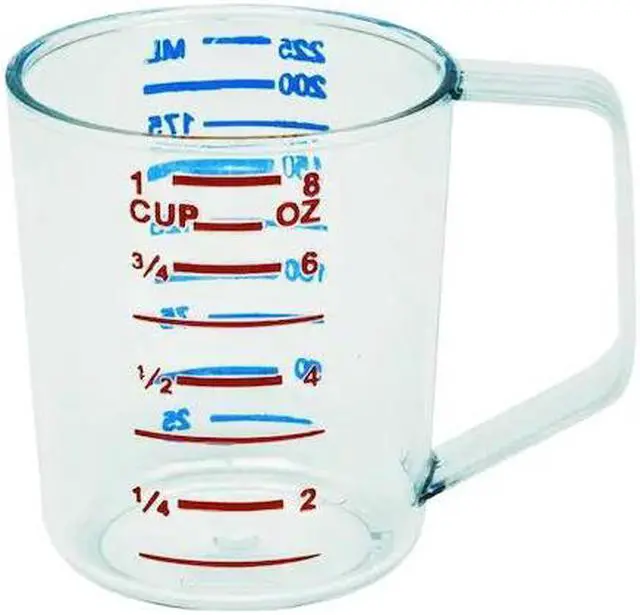 Alt view image 2 of 4 - RUBBERMAID FG321000CLR Polycarbonate Measuring Cup,1 Cup,Clear