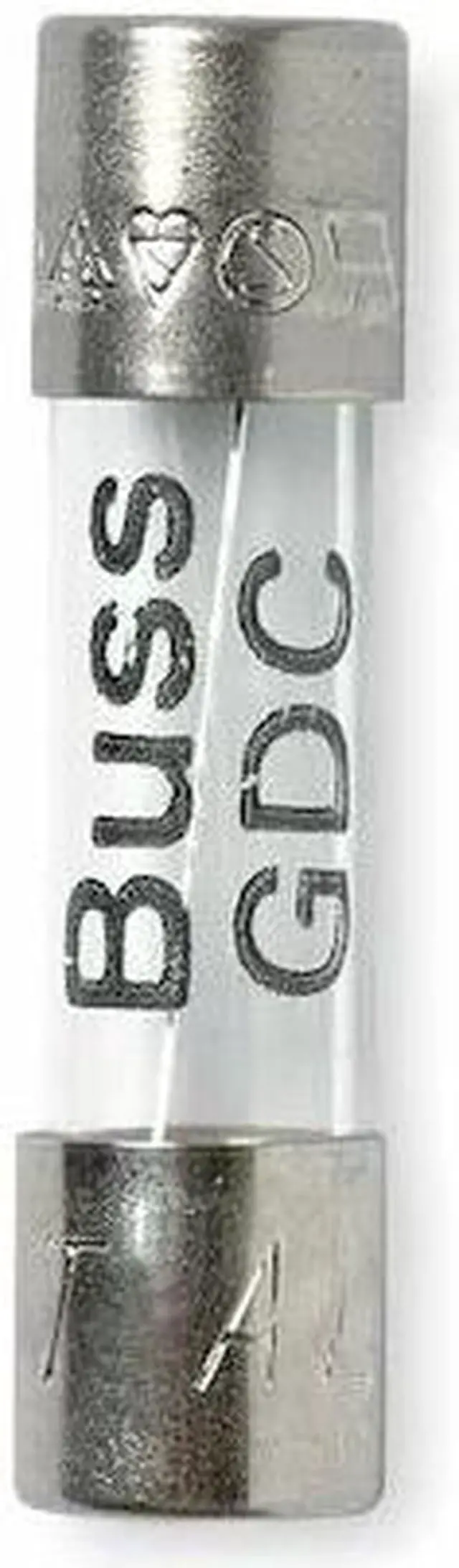 Alt view image 5 of 5 - EATON BUSSMANN GDC-4A Glass Fuse, 4A, 40A at 250V AC, 5 PK