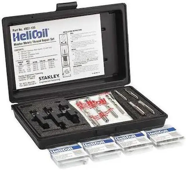 Main image of STANLEY ENGINEERED FASTENING 4937-125 Free-Running Helical Insert Repair Kit,