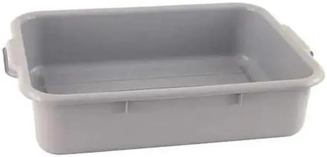 Alt view image 2 of 2 - CRESTWARE BT7GY Bus Tub,Polypropylene,Gray