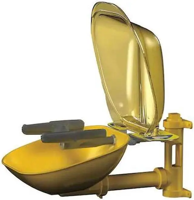 Alt view image 2 of 2 - BRADLEY S19224PDCFW Plumbed Eyewash, Wall Mount, Plumbed, 14 2/3 in H., 15 1/2