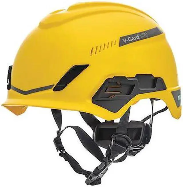 Main image of MSA SAFETY 10194787 V-Gard H1 Safety Helmet, Trivent, Fas-Trac III Pivot, ANSI,