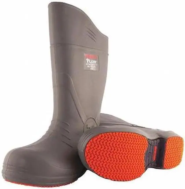 Main image of TINGLEY 28259 Men's Flite Tall Rubber Boots, Composite Toe, 15 in Height, Gray,
