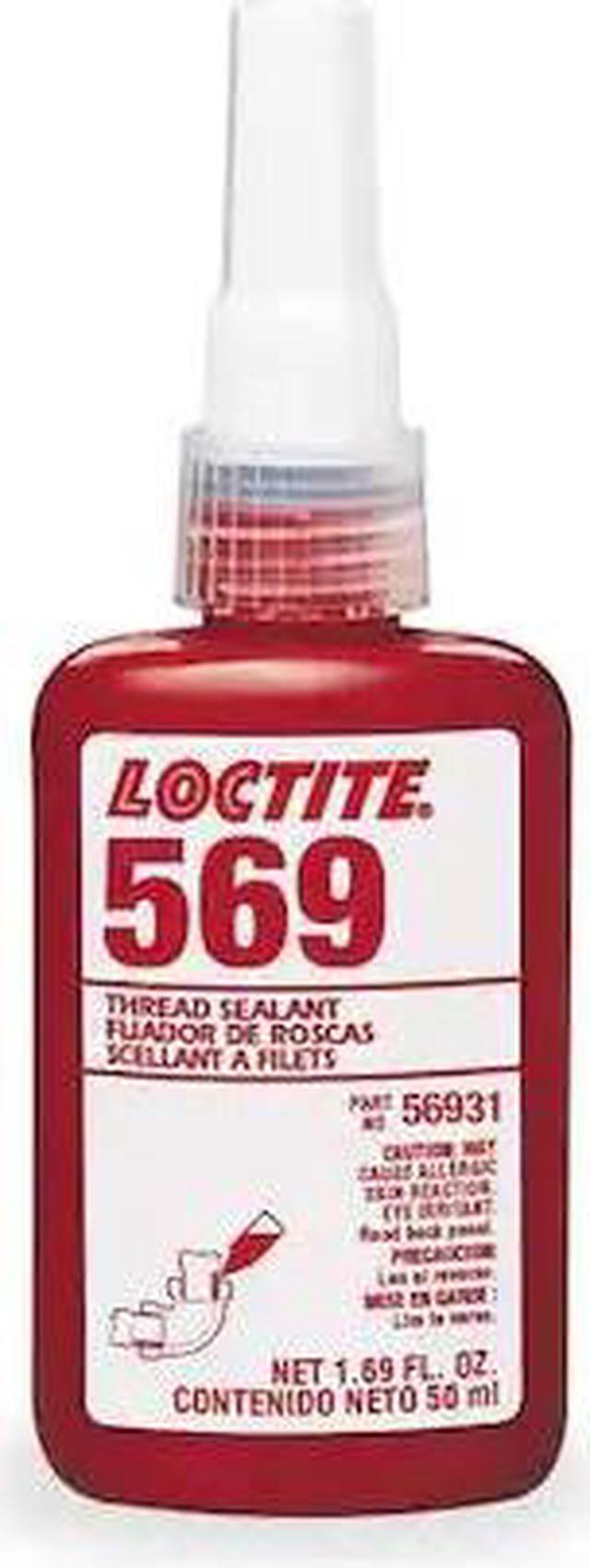 Alt view image 4 of 4 - LOCTITE 135492 Pipe Thread Sealant 1.7 fl oz, Bottle, 569, Brown, Liquid
