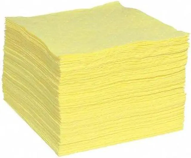 Main image of SPILLTECH YPB100H Sorbent Pad, Harsh Chemicals, 29 gal Vol Absorbed per Pkg, 15