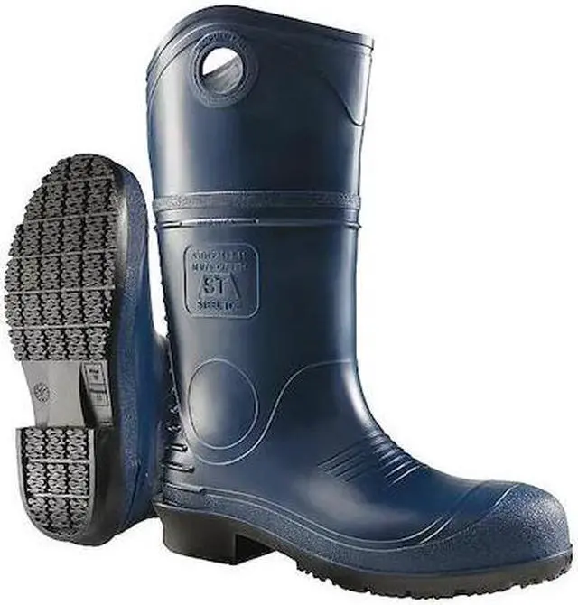 Main image of DUNLOP 8908633 DuraPro Steel-Toe Rubber Boots, Defined Heel, Safety-Loc Sole,