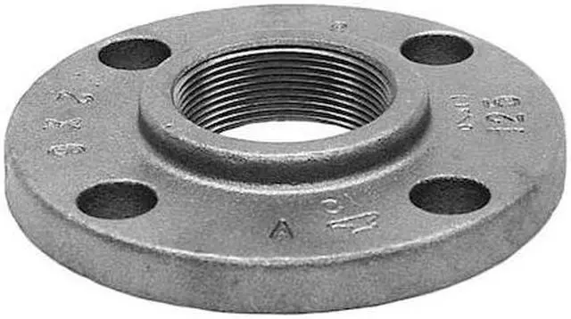 Alt view image 3 of 4 - ANVIL 0308002807 2" Flanged x FNPT Cast Iron Threaded Flange, Faced and Drilled