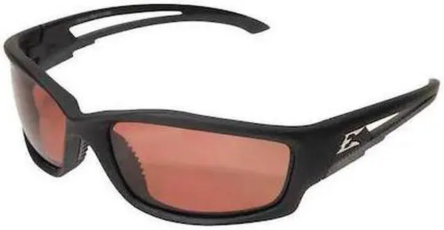 Main image of EDGE EYEWEAR TSK215 Kazbek, Safety Glasses, Anti-Scratch, Amber Mirror Lens,