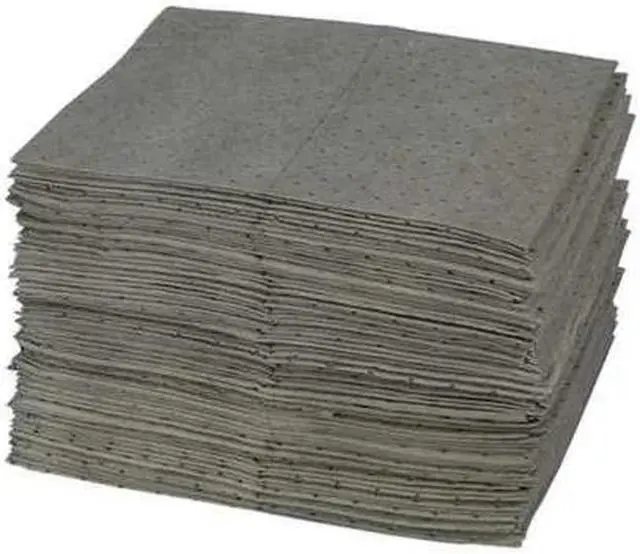 Alt view image 2 of 5 - BRADY GP300 Sorbent Pad, 25 gal, 15 in x 19 in, Universal, Gray, Polypropylene