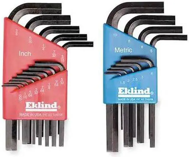 Alt view image 2 of 3 - EKLIND 10122 22 Piece Metric/SAE L-Shape Hex Key Set, 10122