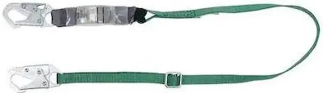 Alt view image 3 of 3 - MSA 10190397 Lanyard, 6 ft., 230 lb Weight Capacity, Green