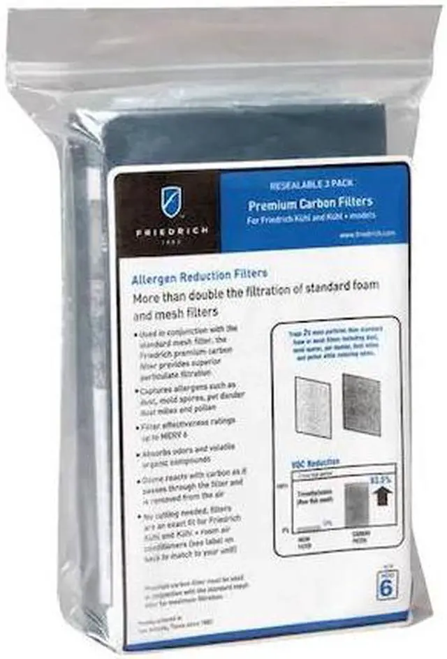 Main image of FRIEDRICH KWCFS Kuhl AC Filter,Polyester,PK3
