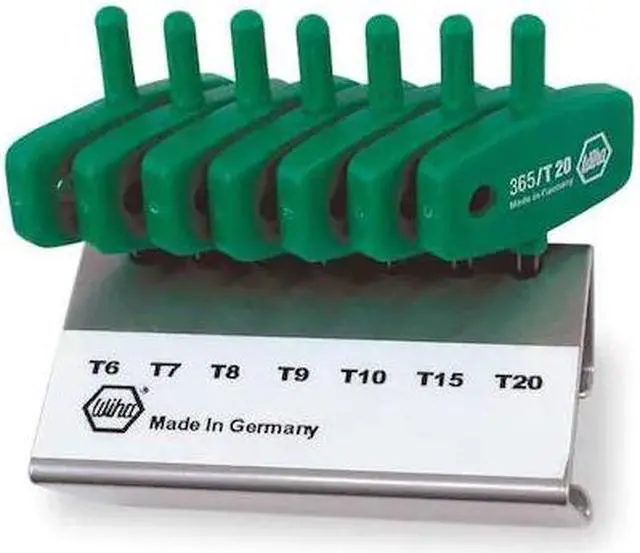 Alt view image 3 of 8 - Torx Key Set, T6 - T20, Wing, Short