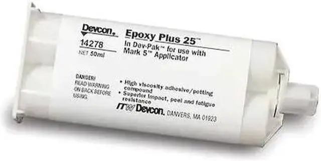Main image of DEVCON 14278 Epoxy Adhesive, 14278 Series, Gray, Tube, 1:01 Mix Ratio, 30 hr