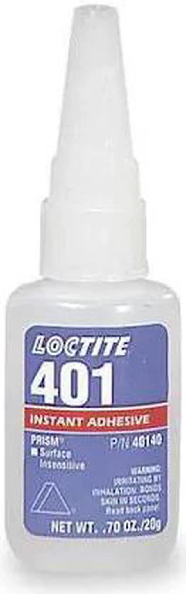Alt view image 6 of 7 - LOCTITE 135429 Instant Adhesive, Series 401, 20 g, Bottle, Clear