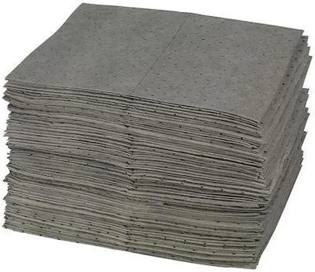 Alt view image 2 of 5 - BRADY GP100-B Sorbent Pad, Oil, 28 gal Vol Absorbed per Pkg, 15 in x 19 in,