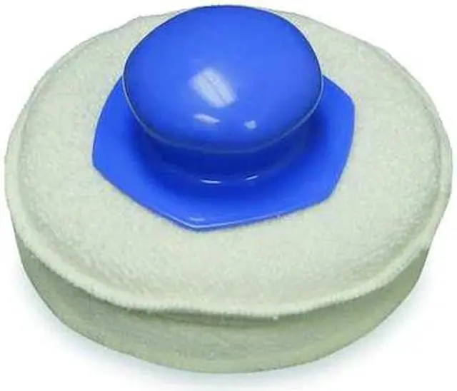 Main image of TOUGH GUY 2ZPE8 Microfiber Applicator Pad, Blue, White, 2PK