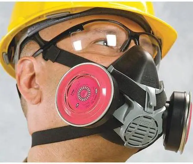 Alt view image 2 of 2 - MSA SAFETY 10119576 Half Mask Respirator, Advantage 420, Not Rated, Threaded,