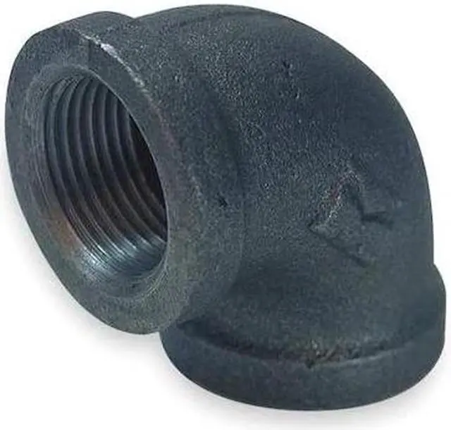 Main image of ZORO SELECT 6P932 90 Degree Elbow 90 Degree Elbow, 1/8" Pipe, FNPT, Malleable