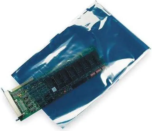 Main image of ZORO SELECT 2EWK4 Static Shielding Bags, 10" x 8", 3 mil, Gray, Open, 500 PK