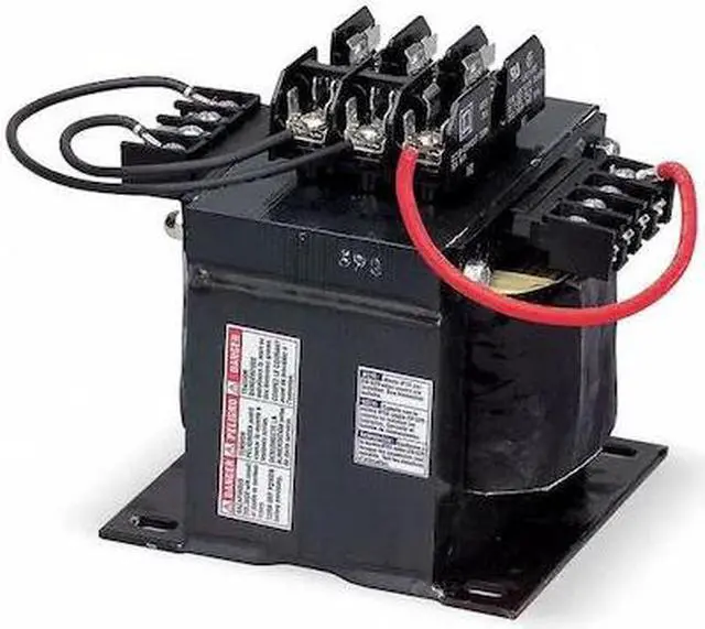 Main image of SQUARE D 9070TF100D3 Control Transformer, 100 VA, Not Rated, 55°C, 120V AC,