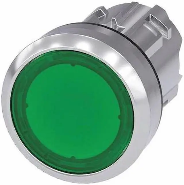 Alt view image 2 of 2 - SIEMENS 3SU1051-0AB40-0AA0 Push Button Operator,22mm,Polyamide Head