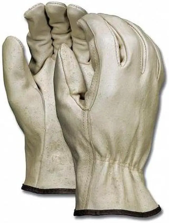 Main image of MCR SAFETY 3402XL Leather Drivers Gloves, Slip-On, Straight Thumb, Gunn Cut,