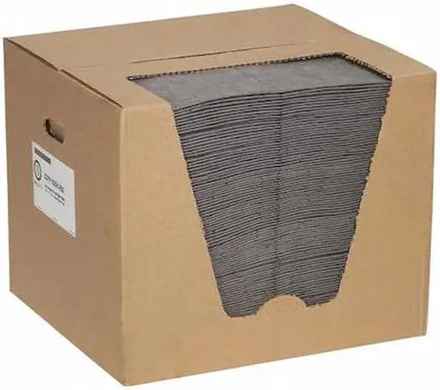 Main image of SPILLTECH GPF100H-BX Sorbent Pad, Universal, 26 gal Vol Absorbed per Pkg, 15 in