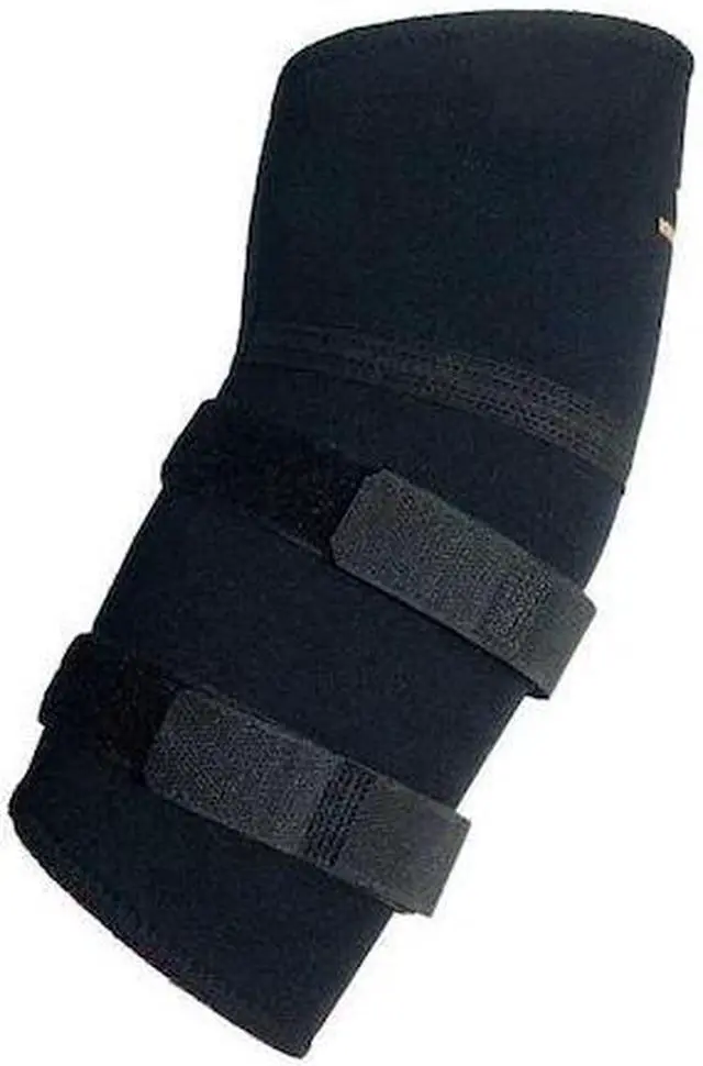 Alt view image 2 of 3 - IMPACTO TS22830 Elbow Support, Fabric, Pull-Over w/Strap, Black, Size M