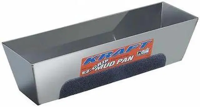 Main image of Mud Pan,EZ-Grip,14in.,Stainless Steel KRAFT TOOL DW724