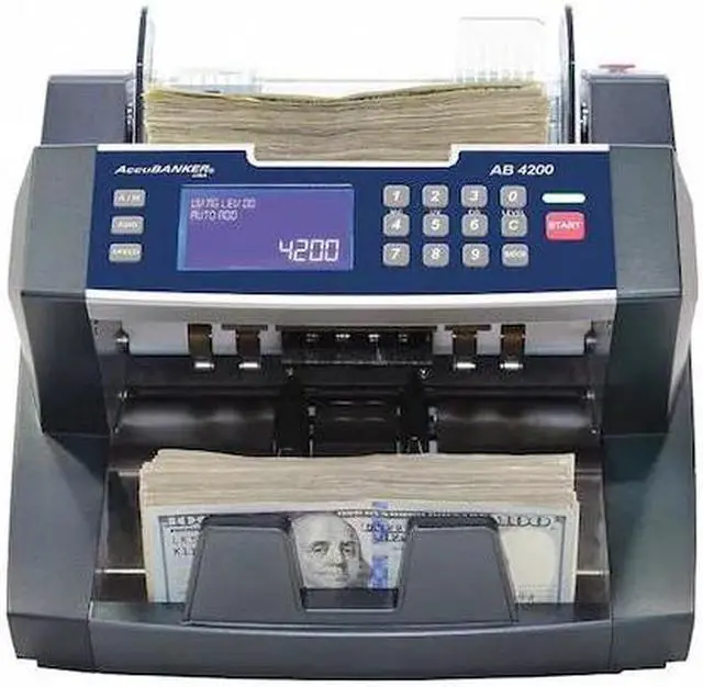 Main image of ACCUBANKER AB4200 Bill Counter,300 Bills Capacity