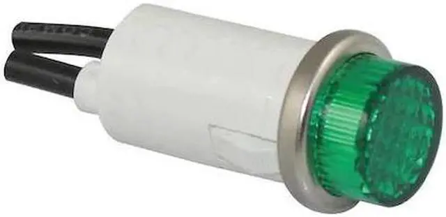 Main image of ZORO SELECT 20C851 Raised Indicator Light, Green, 120V