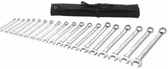 Alt view image 2 of 2 - WESTWARD 54DF97 Combination Wrench Set, Metric, 6 mm to 25 mm Head Sizes, 6