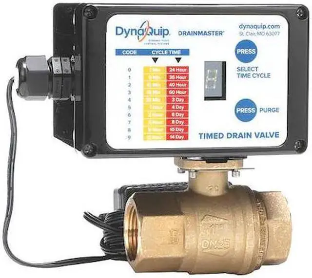 Alt view image 2 of 2 - DYNAQUIP CONTROLS AD2A 1 Auto Drain Valve,115V,1 In.