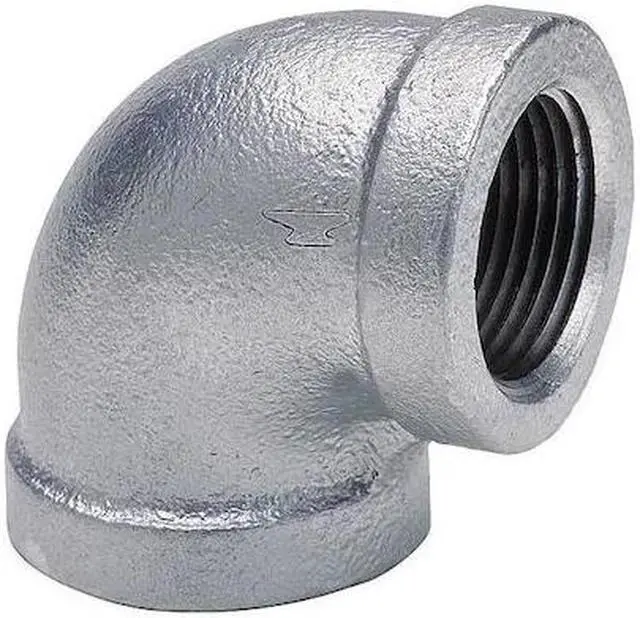 Alt view image 2 of 3 - Anvil 1101 Galvanized Class 150 90 Deg Standard Elbow, 3"