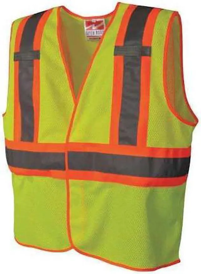 Main image of VIKING U6110G-4XL/5XL Hi Vis Vest,Class 2,4XL/5XL,Lime