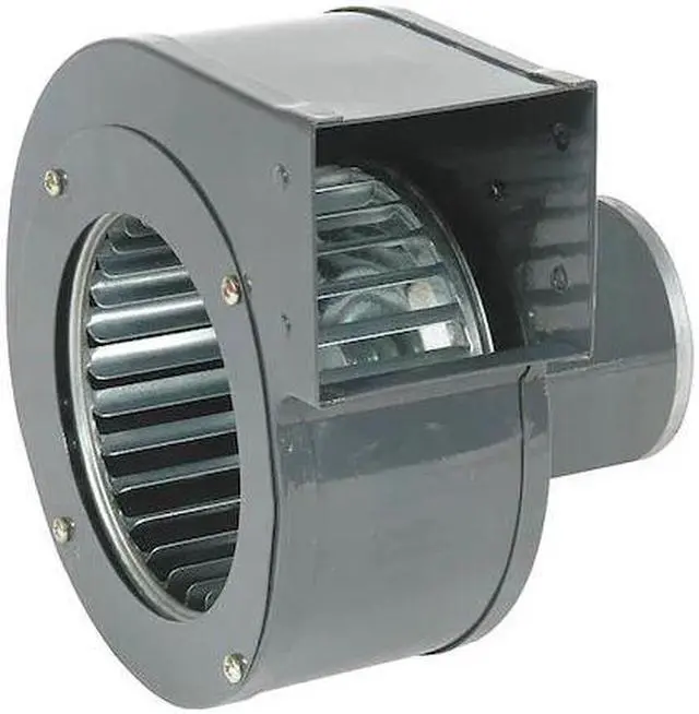 Alt view image 2 of 4 - DAYTON 1TDP9 Rectangular OEM Blower, 1650 RPM, 1 Phase, Direct Drive, Steel 1