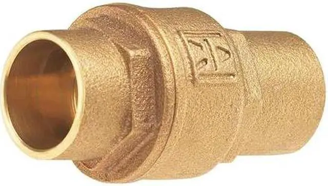 Main image of MILWAUKEE VALVE UP1548T 1 1/2 1-1/2" Solder Low Lead Bronze Spring Check Valve